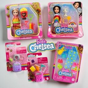 🌸 NEW Barbie Chelsea Doll Lot Bundle Accessories Mattel Girls Toys Gift Set